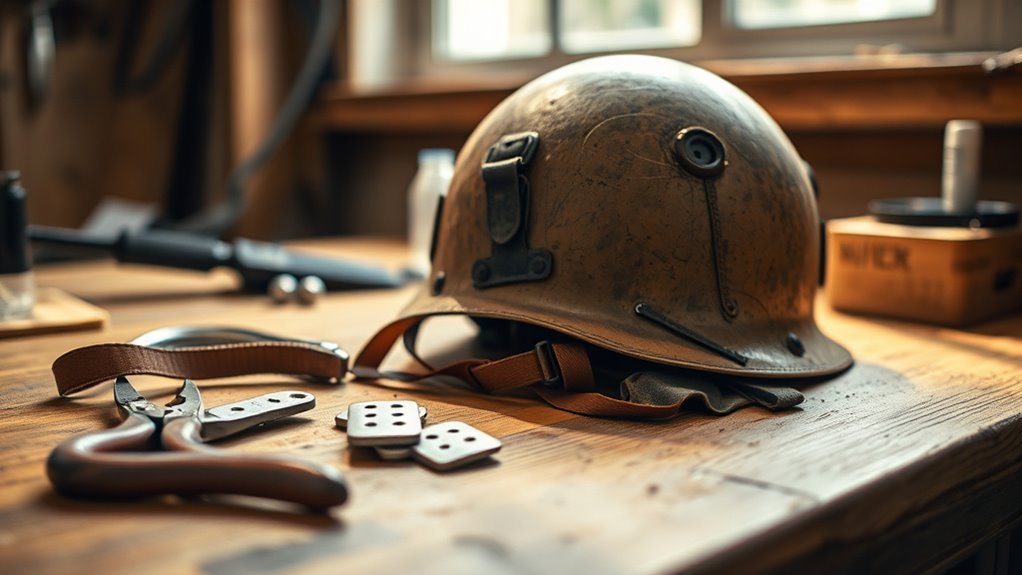 adjust helmet straps securely