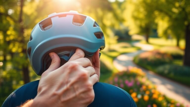 adjusting bicycle helmet straps