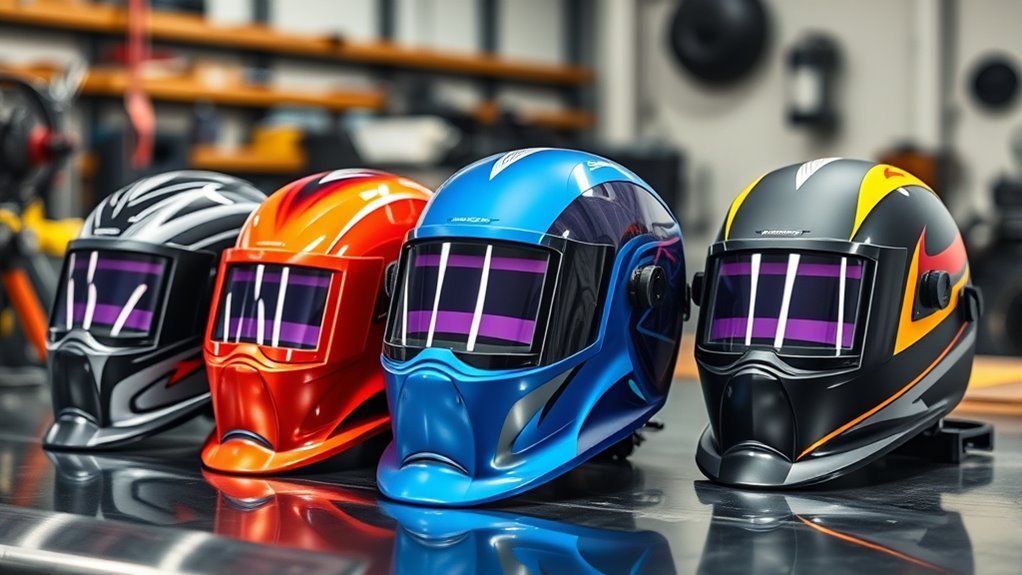 advanced auto darkening welding helmets
