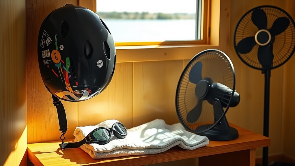 air dry helmet properly