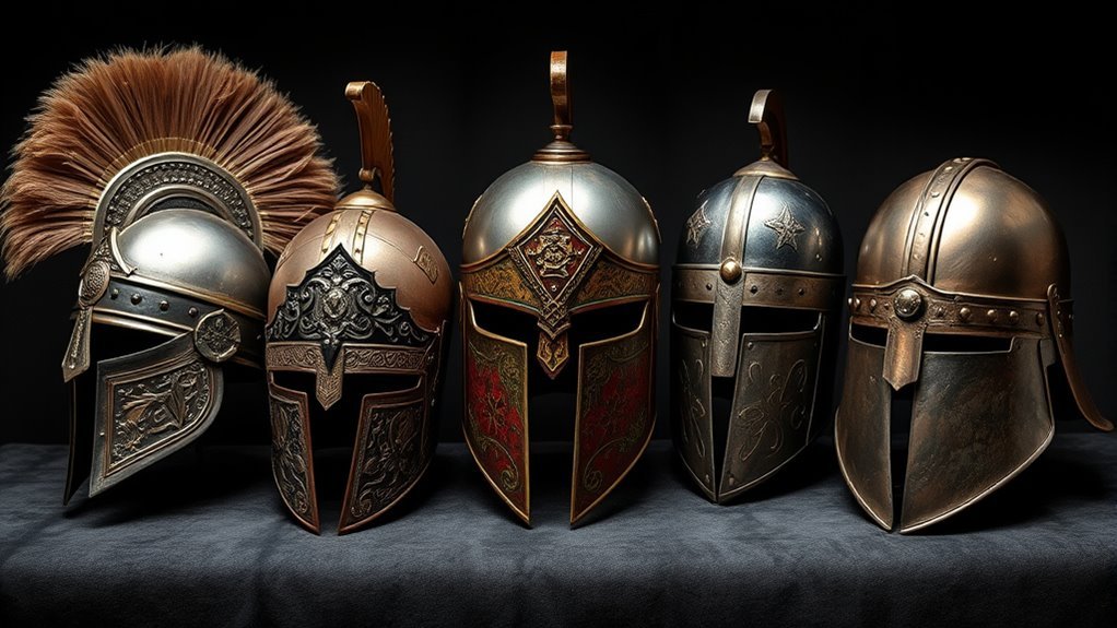 ancient helmets cultural evolution