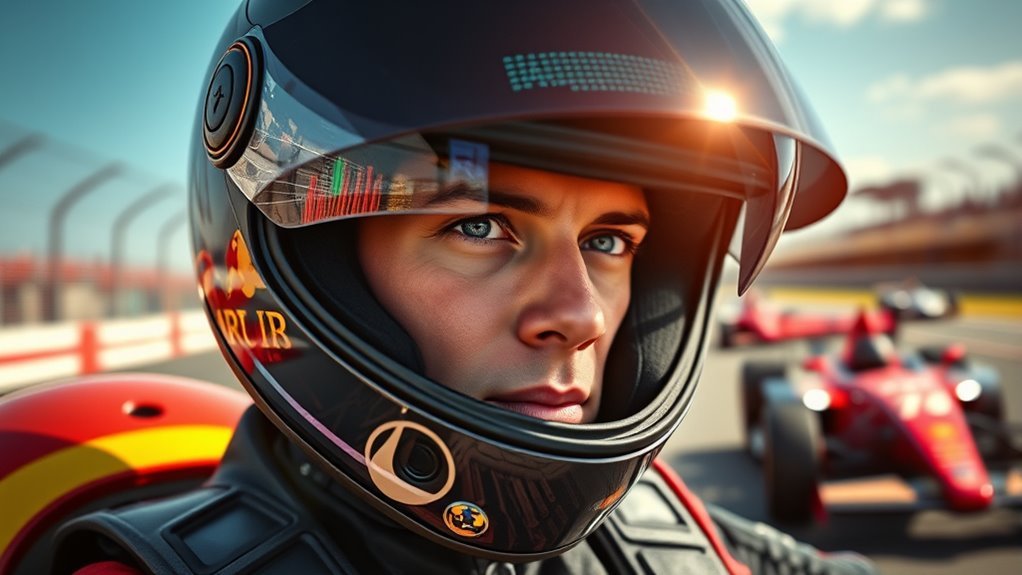 ar helmets enhance racing awareness