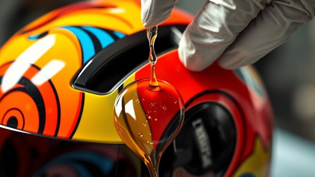 choose appropriate helmet resin