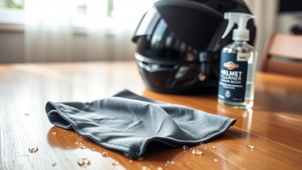 clean helmet safer ride