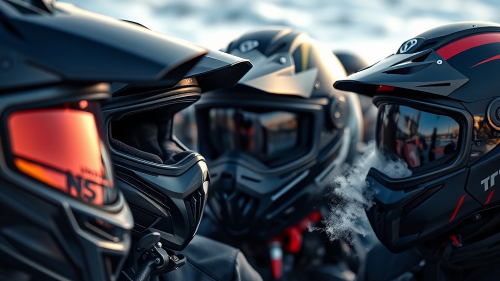 cold weather motorcycle helmets