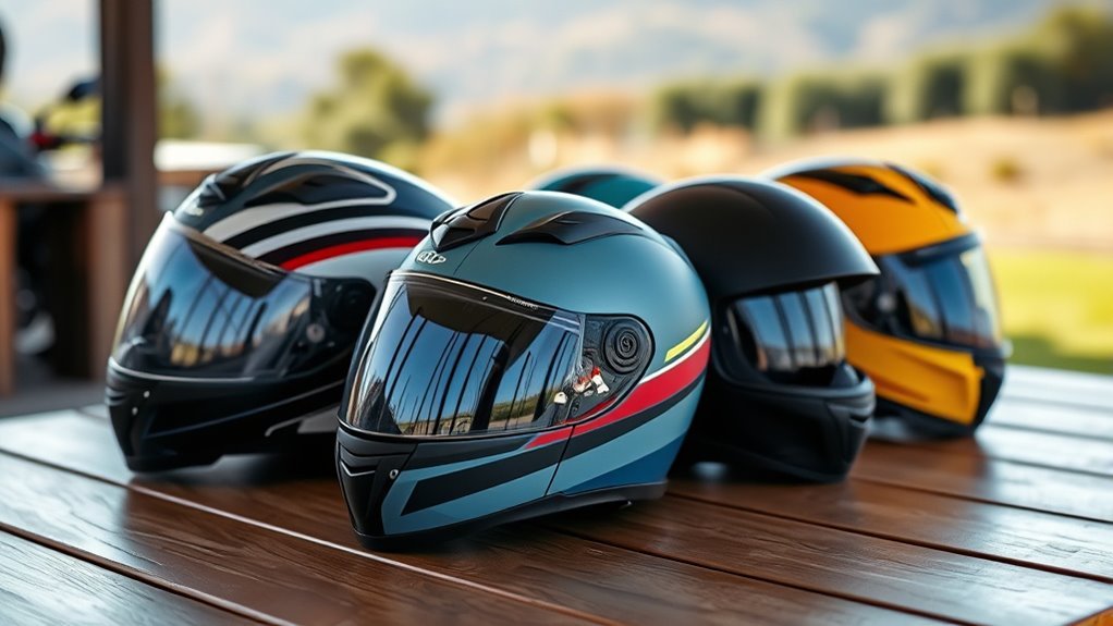 comfortable lightweight motorcycle helmets