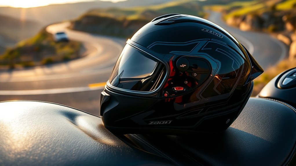 comfortable long distance riding helmets