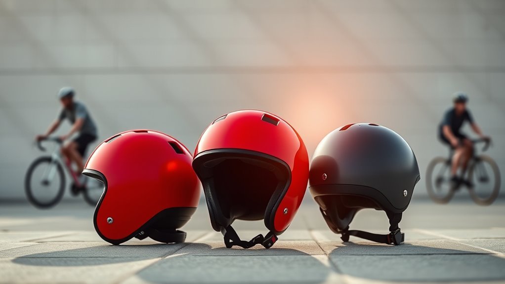 compact safe folding helmets