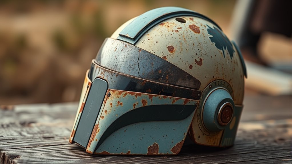 creating realistic helmet imperfections