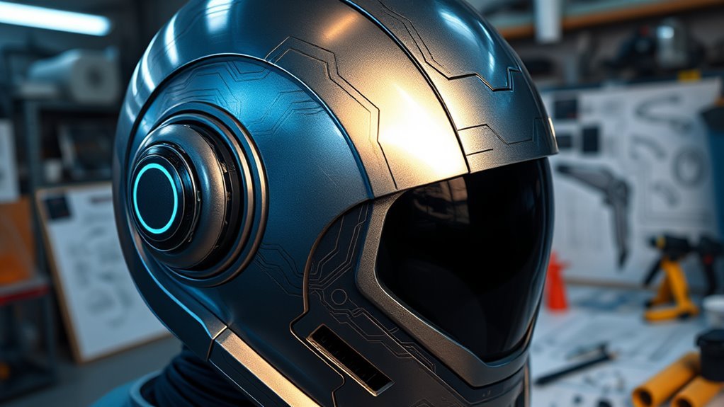 creative sci fi helmet design
