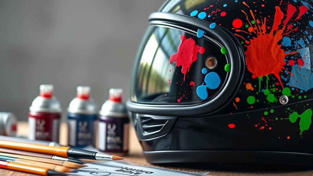 customize your helmet creatively