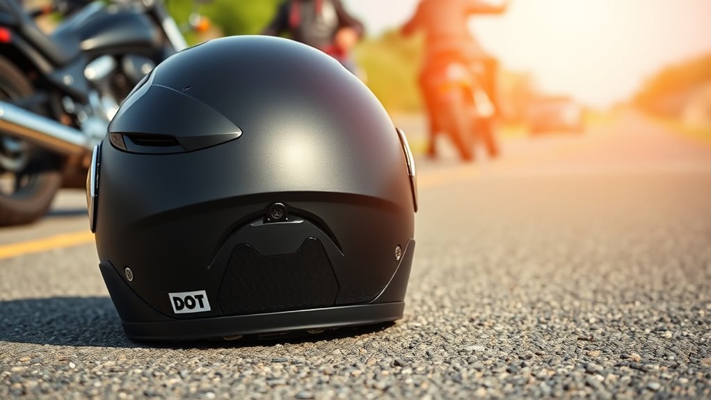 dot certification ensures helmet safety