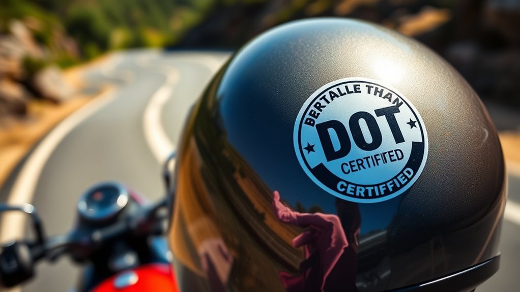 dot certified helmet safety standards