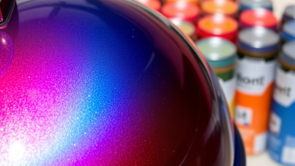 durable helmet paint options
