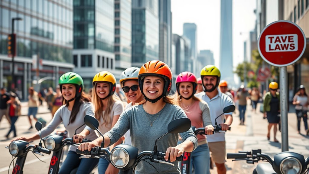 e scooter helmet regulations enforced