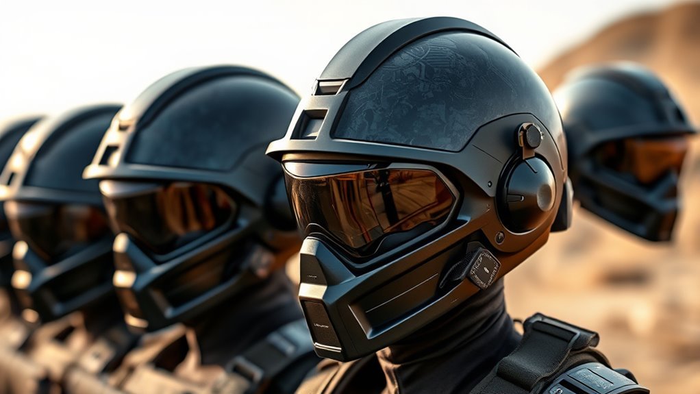 enhanced military helmet protection