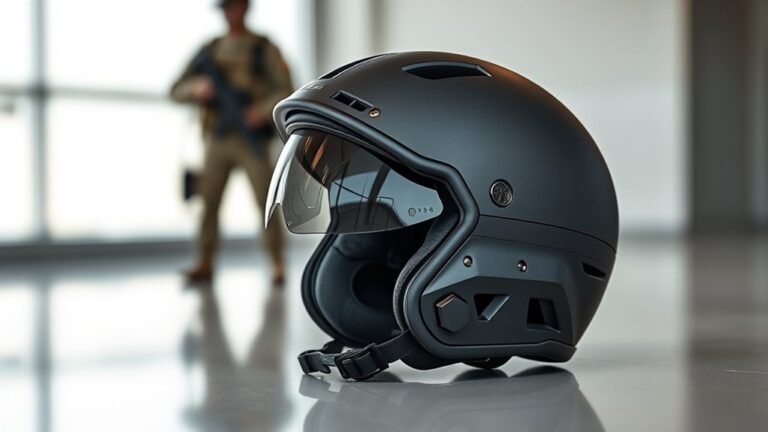 enhanced military helmet safety