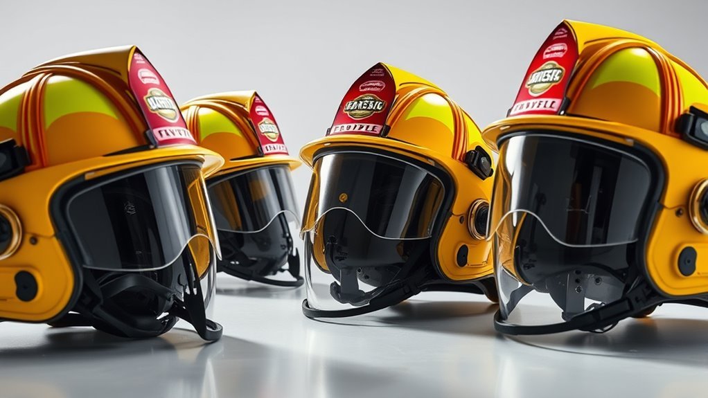 firefighter helmet key features