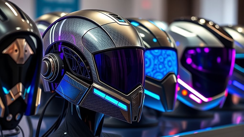 futuristic gaming helmet designs