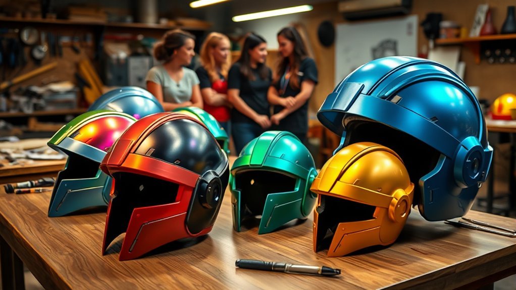 helmet crafting step by step