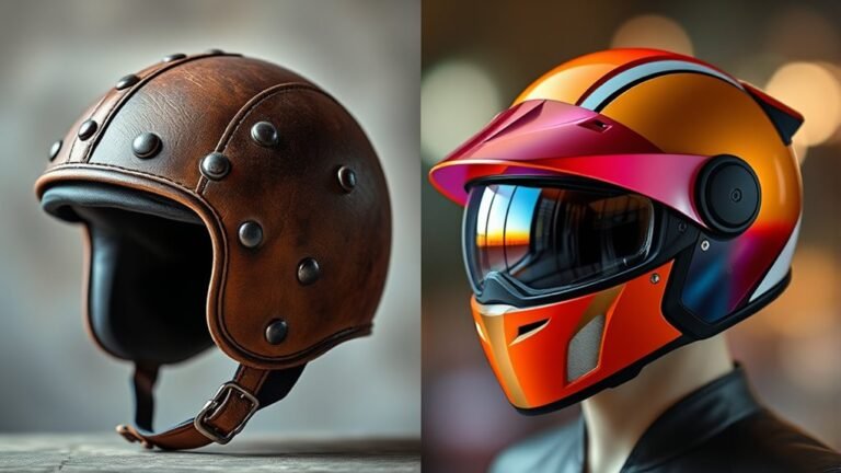 helmet design style comparison