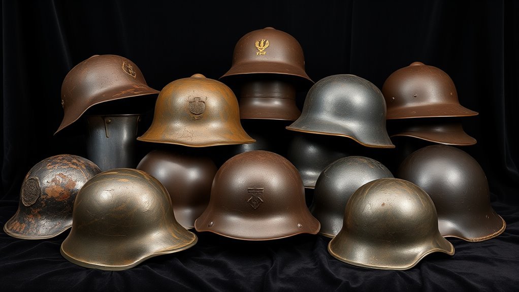 helmet design throughout warfare