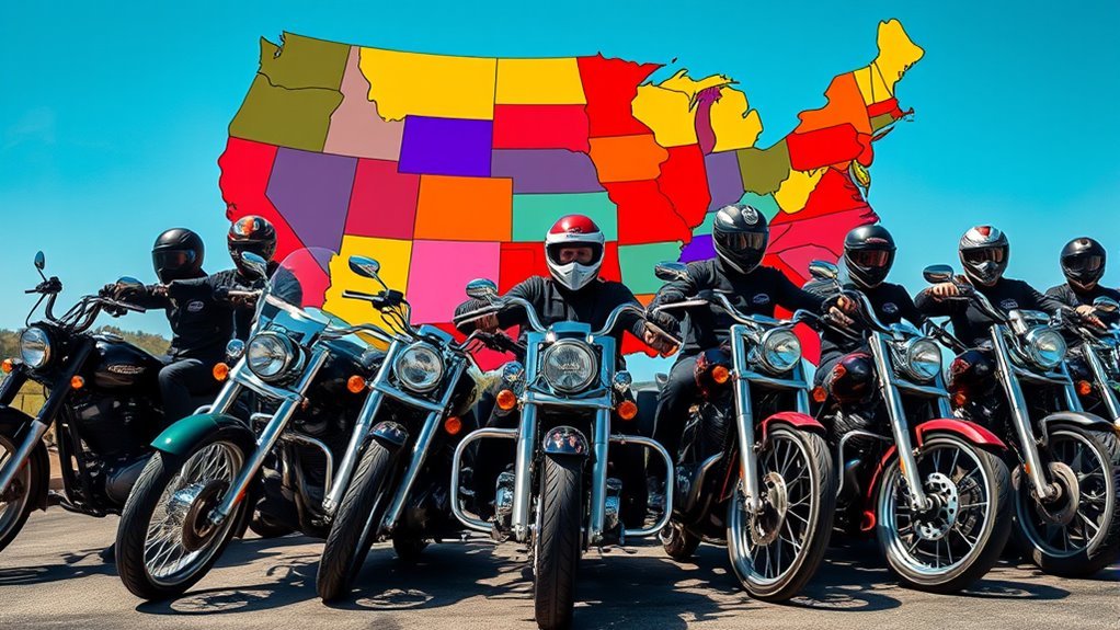 helmet law variations usa
