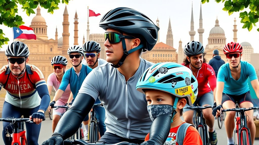 helmet laws vary globally