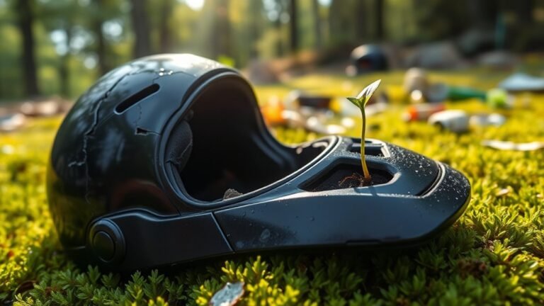 helmet material environmental effects