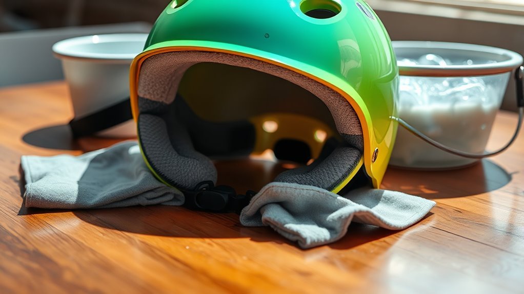helmet padding maintenance guidelines