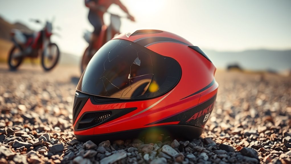 helmet safety after crash
