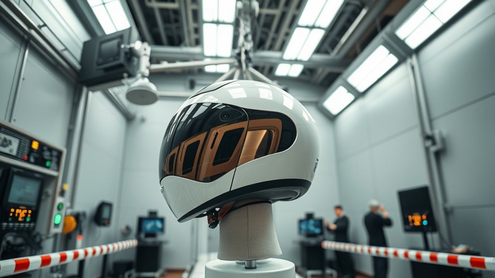 helmet safety through crash tests