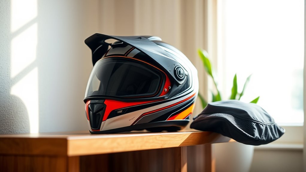 helmet storage for longevity