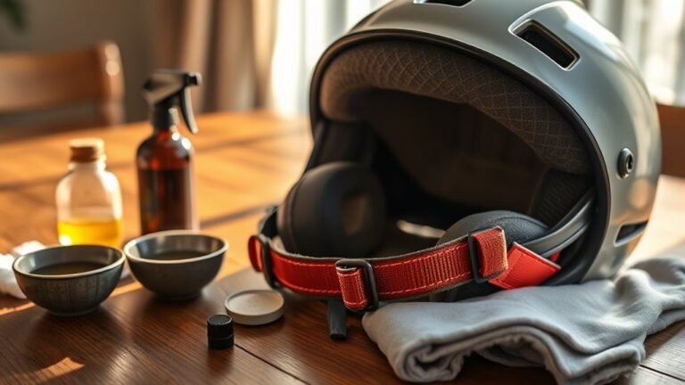 helmet strap care tips