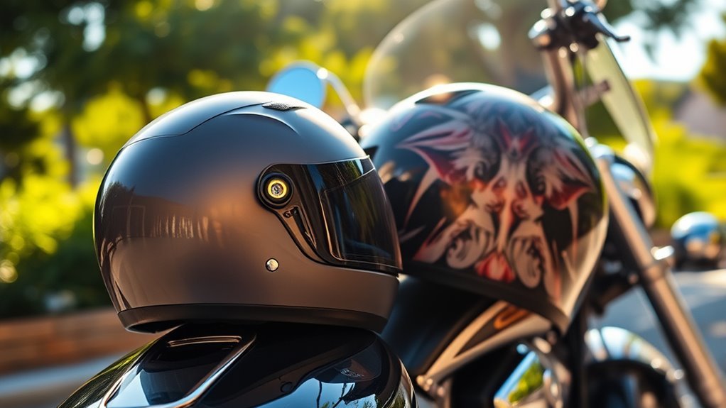 helmet types and features