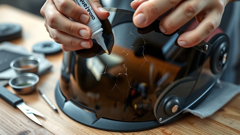 helmet visor repair essentials