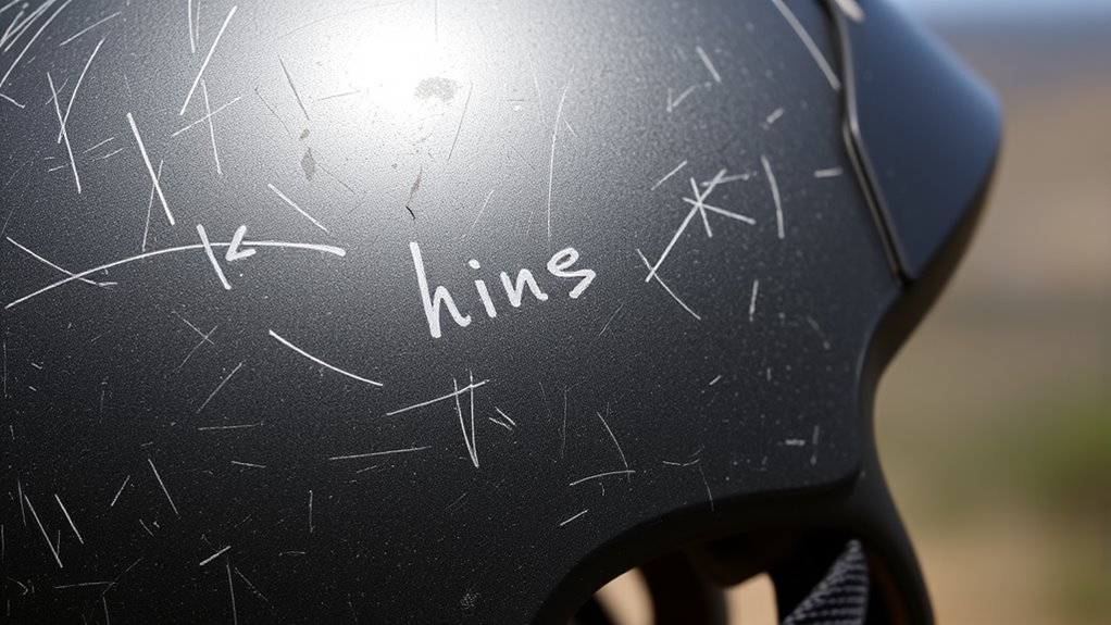 helmet wear and tear