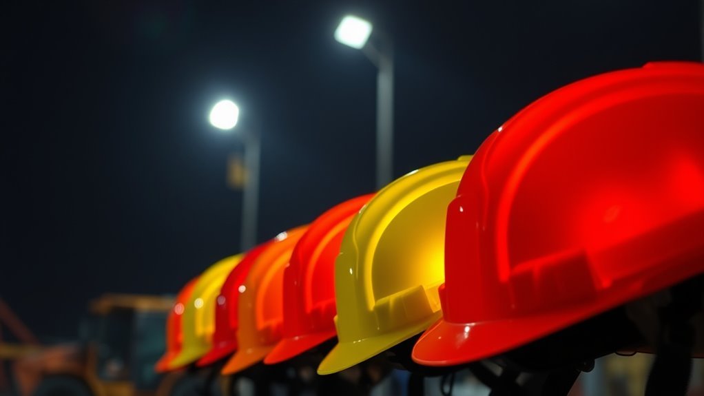 high visibility hard hats benefits