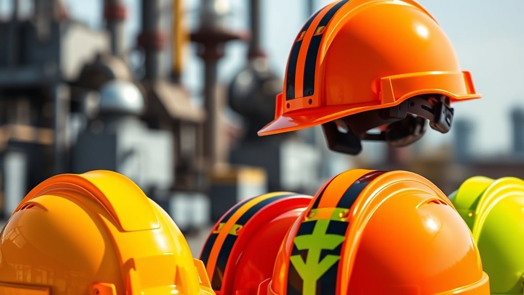 high visibility helmet color schemes