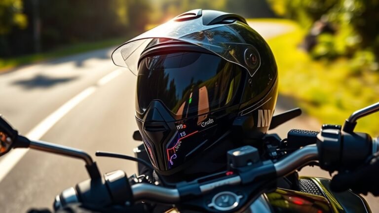 hud helmets improve riding safety