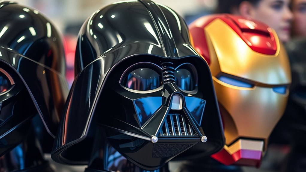 iconic villain s signature helmet