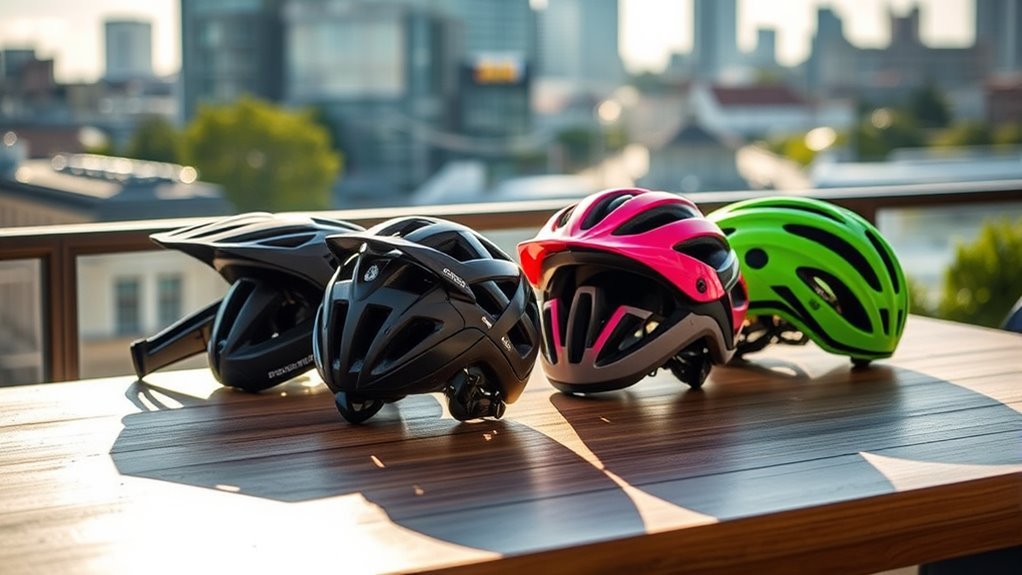 lightweight helmets enhance comfort