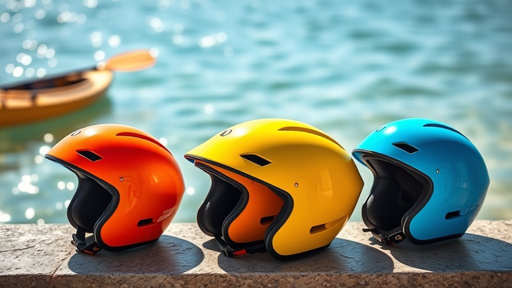 lightweight kayaking safety helmets
