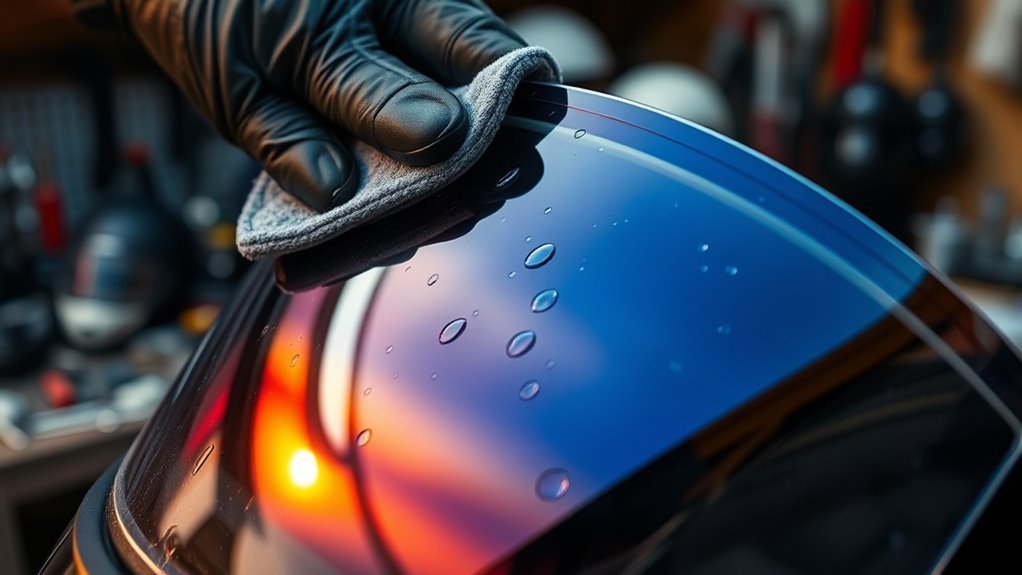 maintain clear visibility outdoors