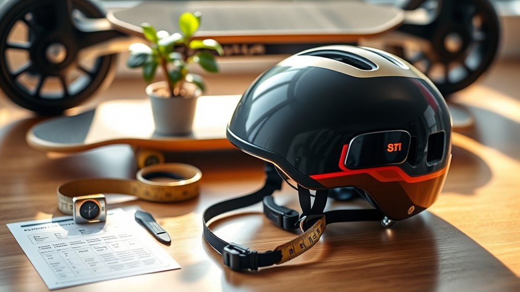 measure head find comfort