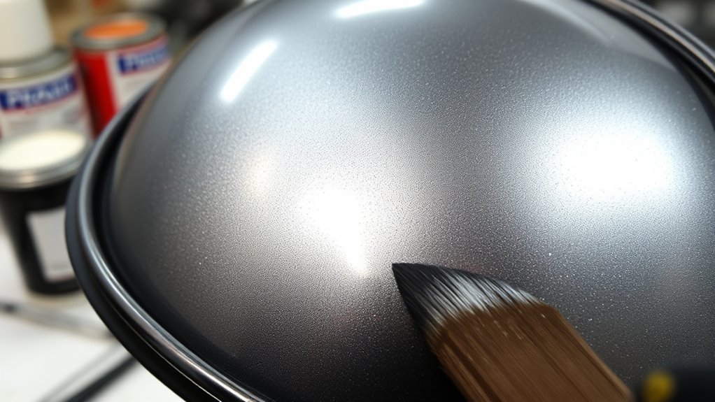 metallic finish painting techniques