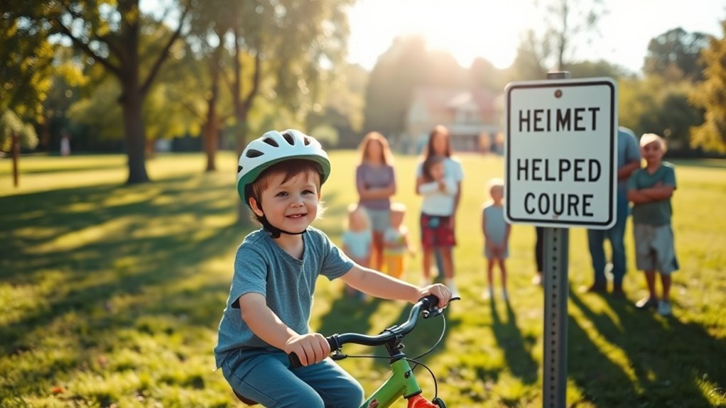 minor rider helmet penalties