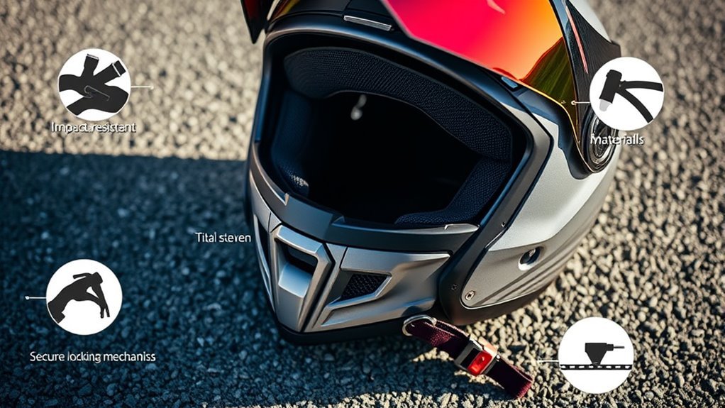 motorcycle helmet safety features
