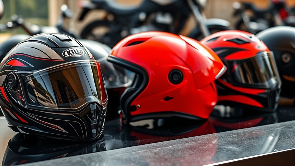 motorcycle helmet types explained