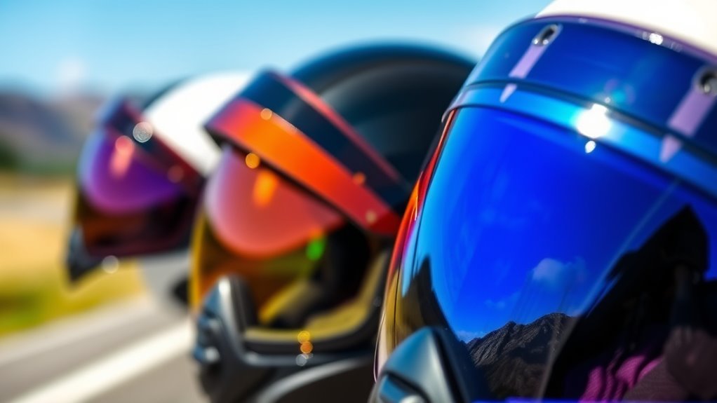 motorcycle helmet visor choices